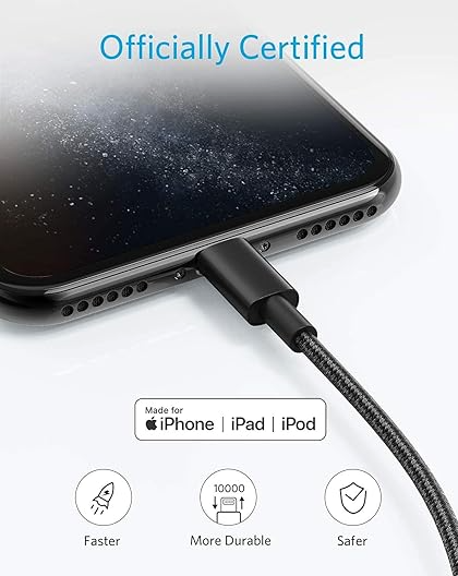 anker iphone charging cable