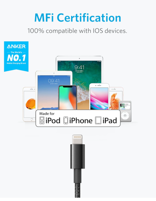 compatibility of anker charging cable